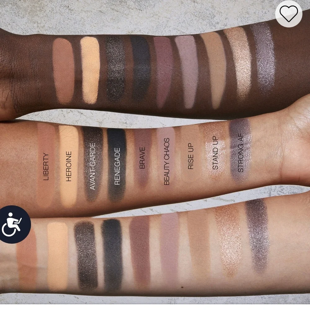 Huda Pretty Grunge Eyeshadow Palette shades every day & night glam-grunge hot af